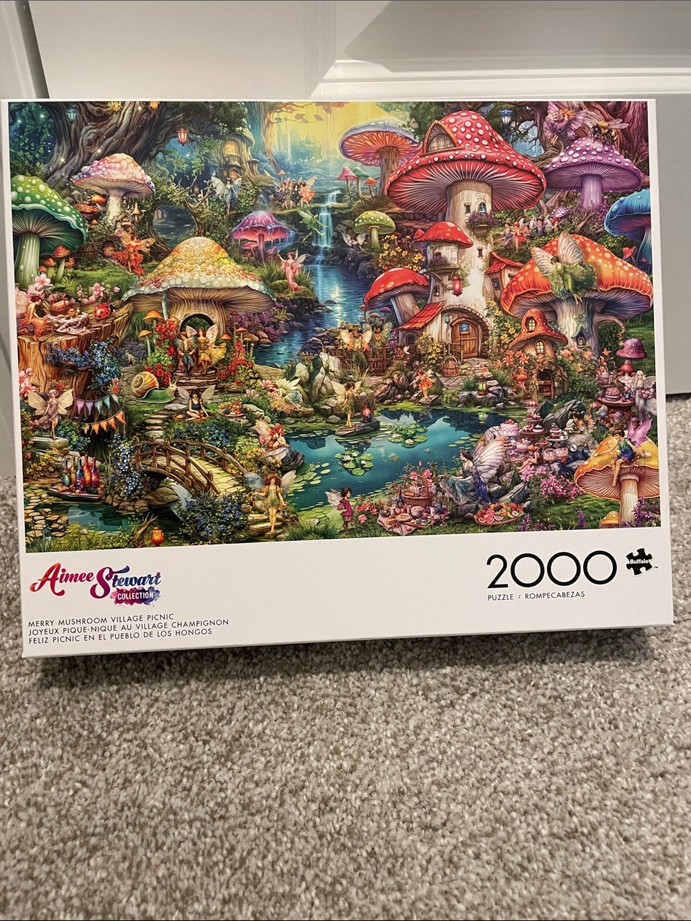 Buffalo David Bitton Aimee Stewart Merry Mushroom Village Puzzle - Multicolor